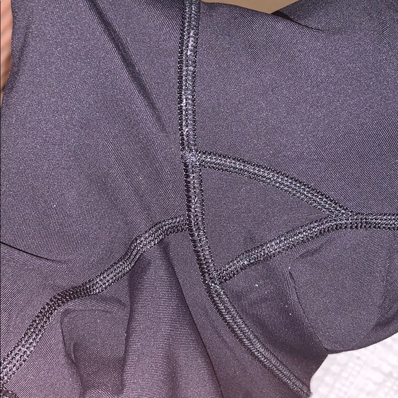 Black Lululemon leggings with mesh - Picture 8 of 12